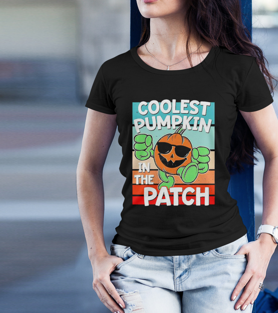 Coolest Pumpkin In The Patch Halloween T-Shirt