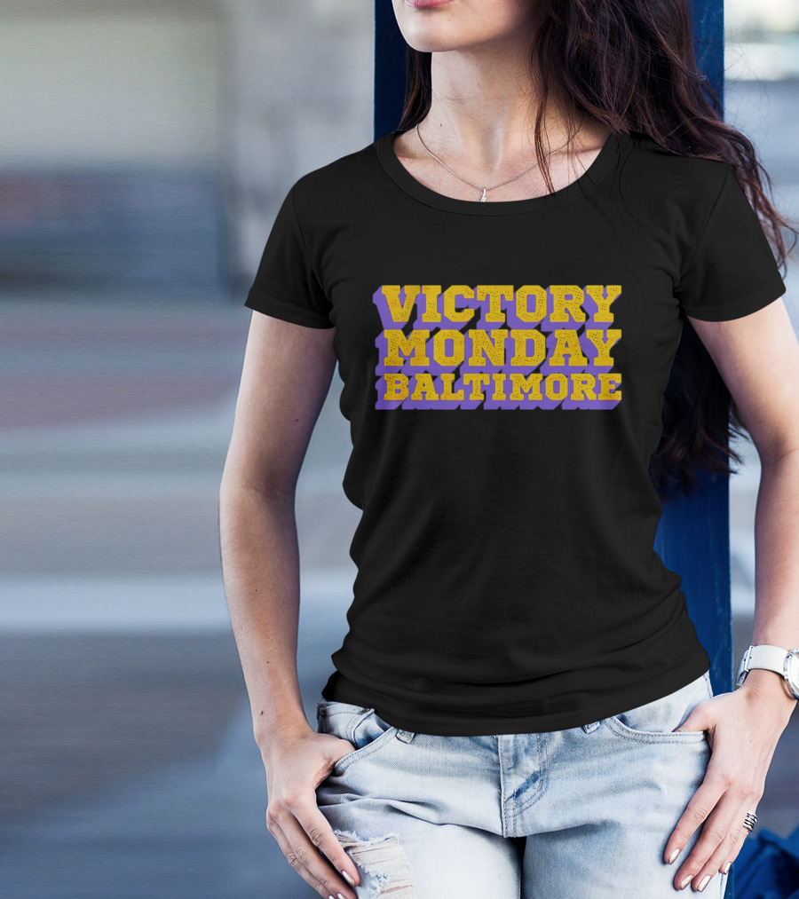 Victory Monday Baltimore Purple T-Shirt