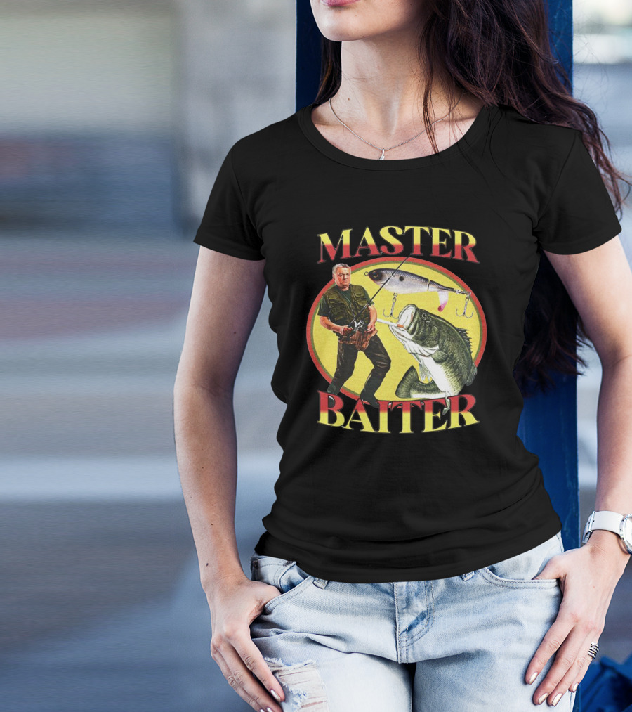 Master Baiter Fishing Humor Big Catch Lure T-Shirt