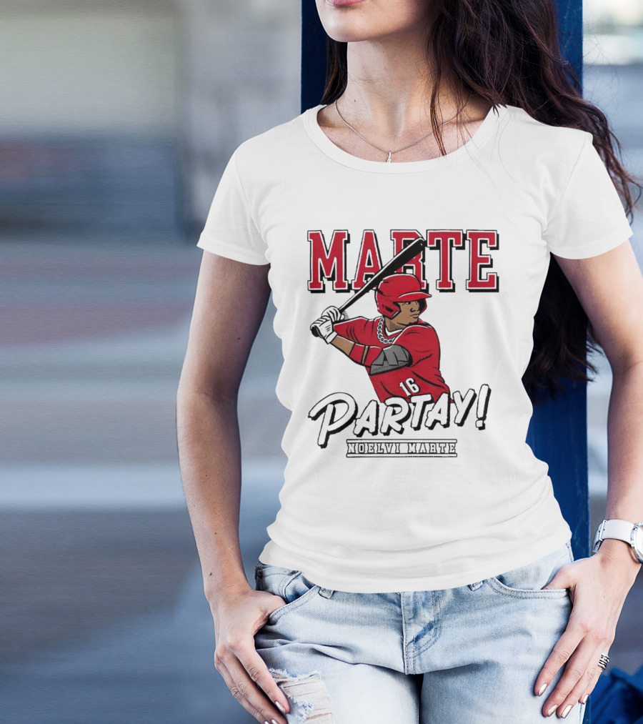 Marte Partay Noelvi Marte Cincinnati Reds Mlbpa T-Shirt