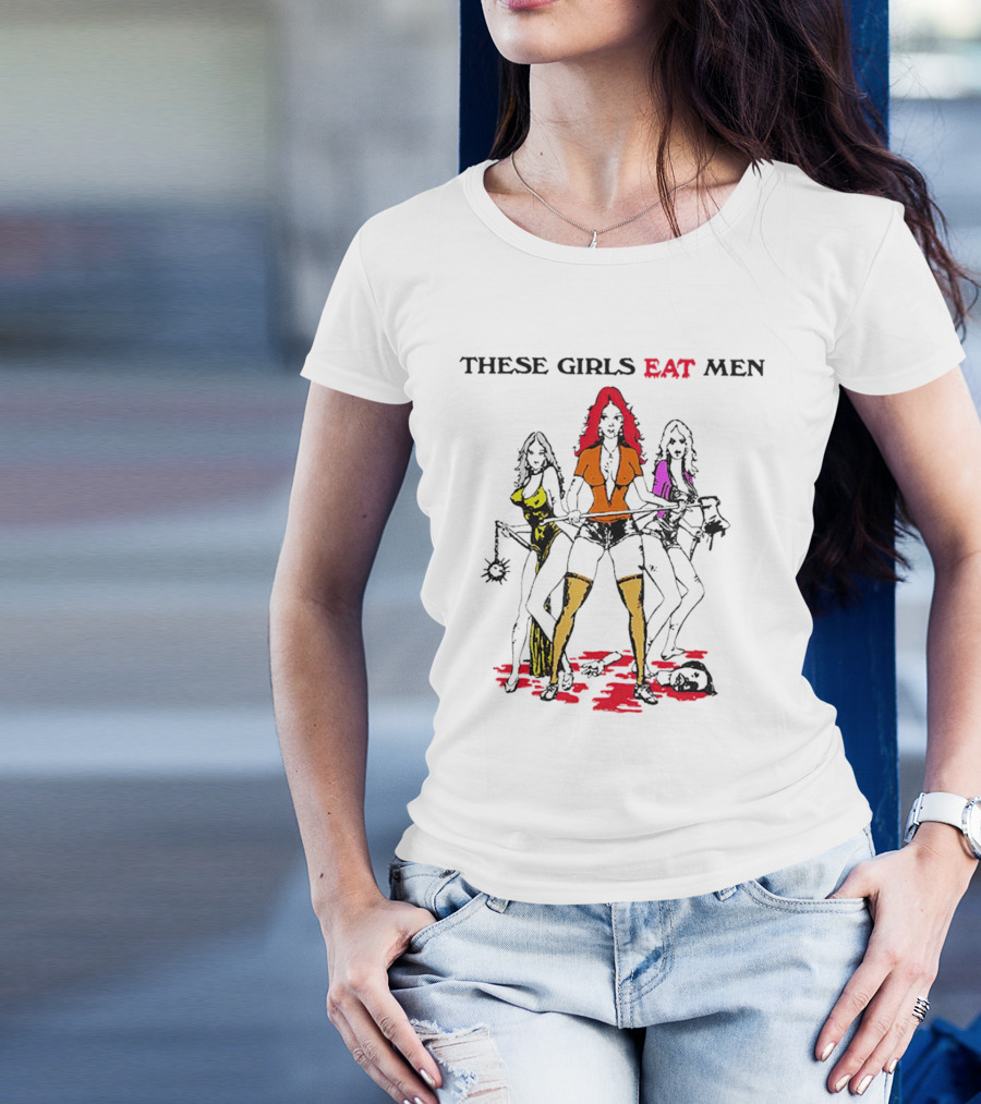 These Girls Eat Men Vampire Femme Fatales T-Shirt