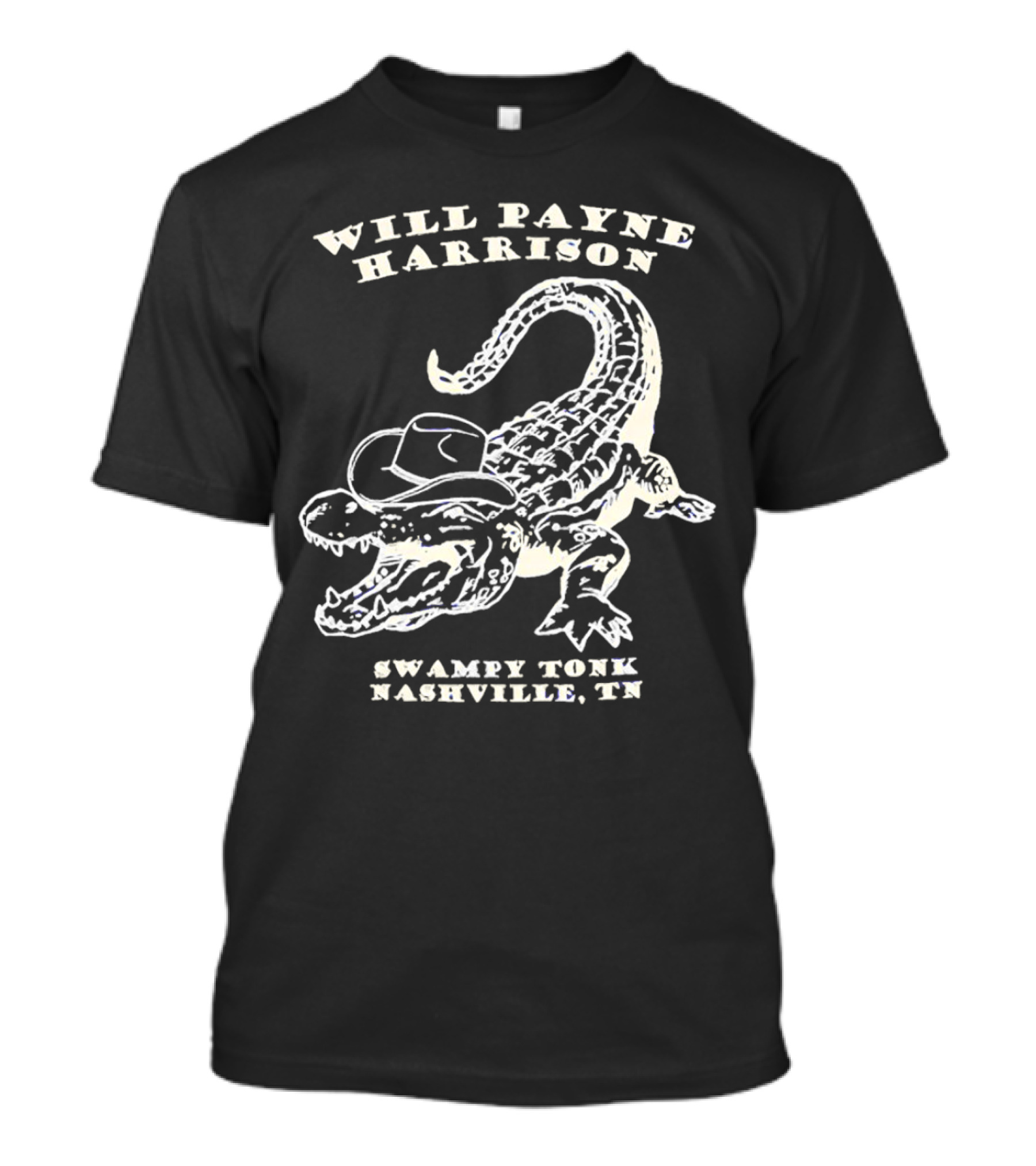 Will Payne Harrison Alligator Swampy Tonk Nashville TN T-Shirt