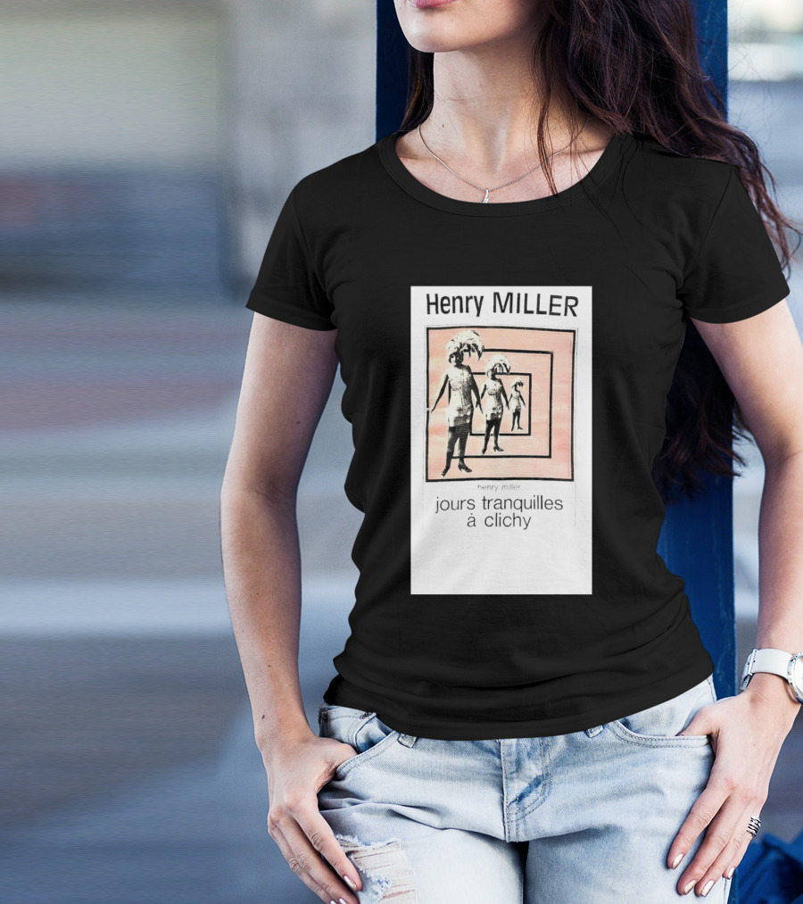Henry Miller Jours Tranquilles à Clichy Repeating Figures T-Shirt