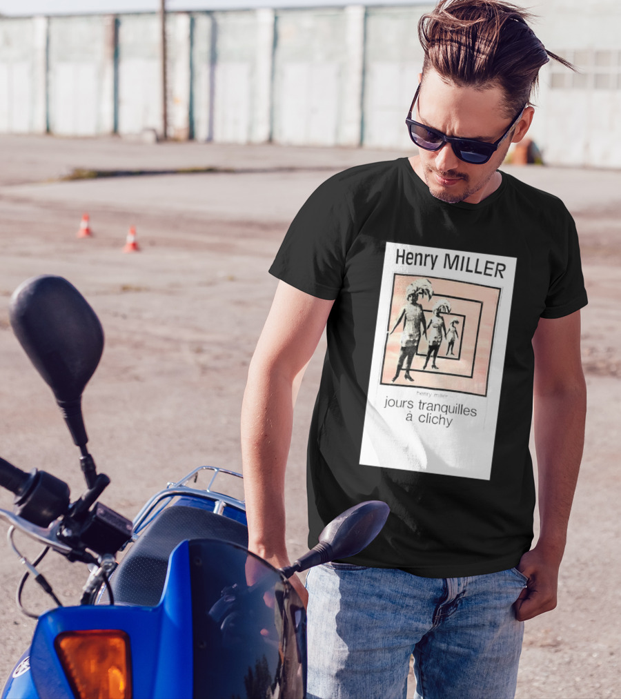 Henry Miller Jours Tranquilles à Clichy Repeating Figures T-Shirt