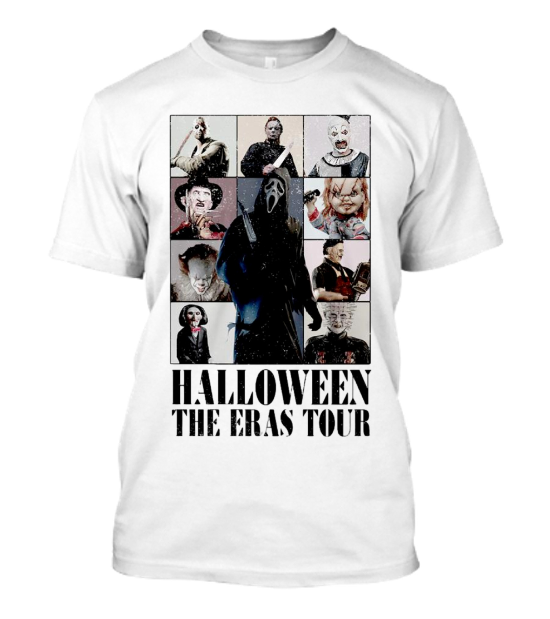 Halloween Horror Movie Characters The Eras Tour Ghostface T-Shirt