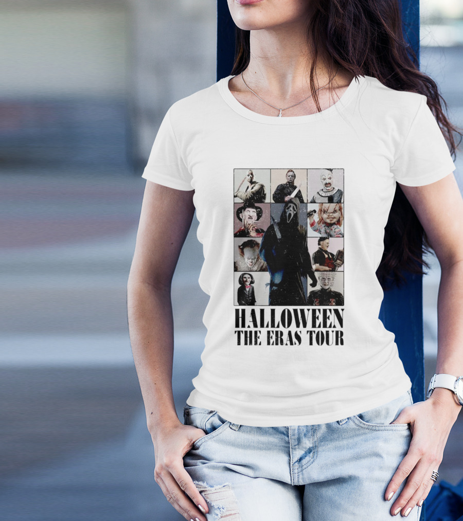 Halloween Horror Movie Characters The Eras Tour Ghostface T-Shirt