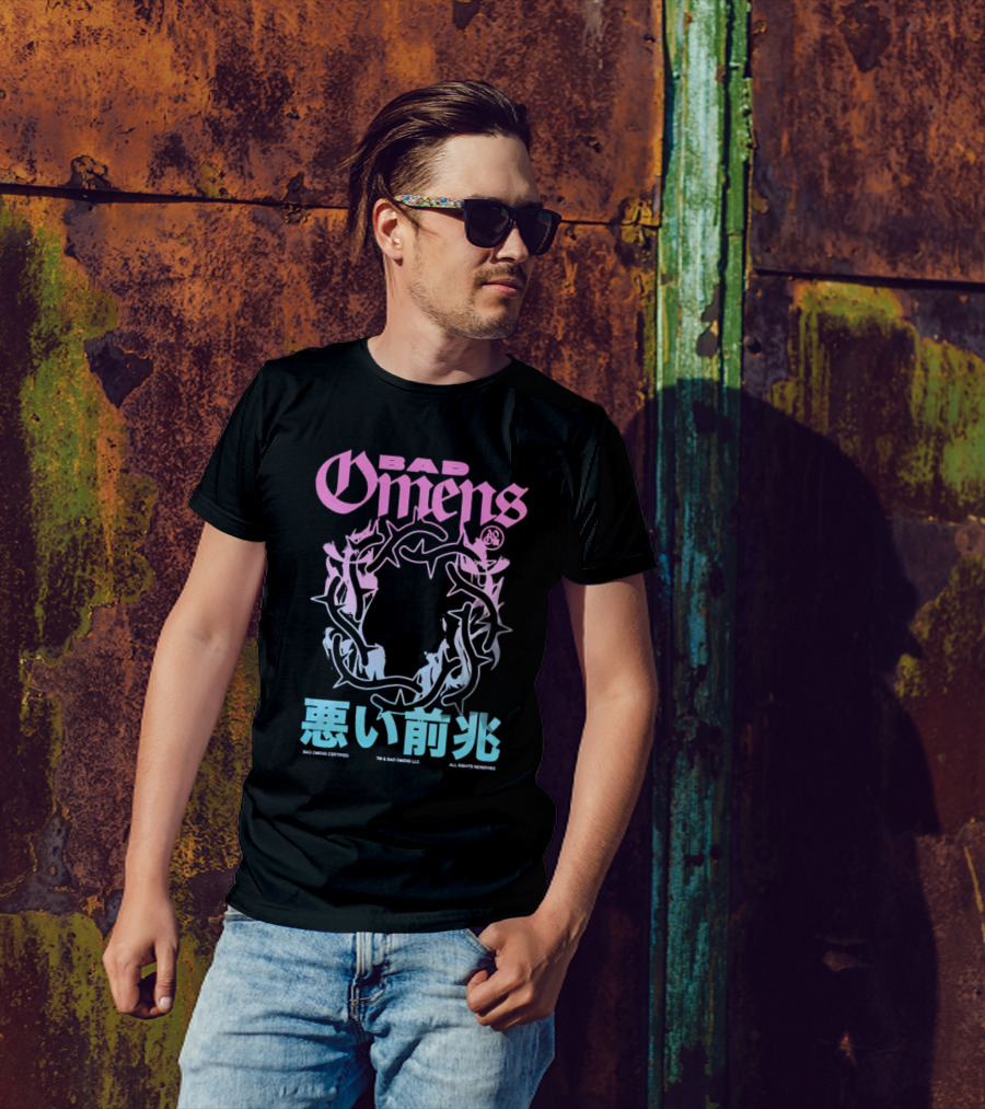 Bad Omens Thorn Crown 悪い前兆 T-Shirt