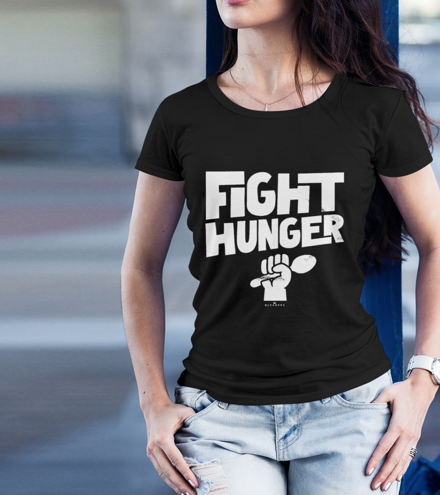 Gleaners Fight Hunger Fist With Spoon T-Shirt