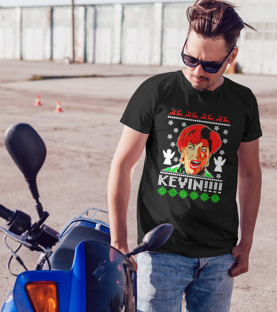 Kate McCallister Kevin Christmas Sweater Style Iconic Scream Holiday T-Shirt