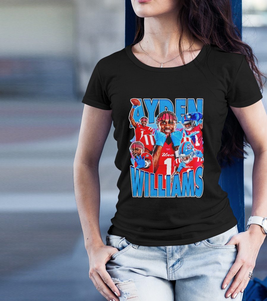 Ayden Williams Uno 1 Ole Miss Rebels Football Vintage T-Shirt