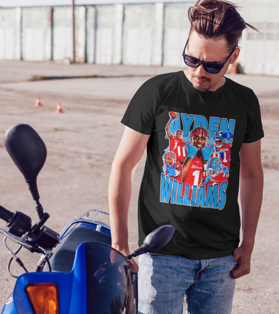Ayden Williams Uno 1 Ole Miss Rebels Football Vintage T-Shirt