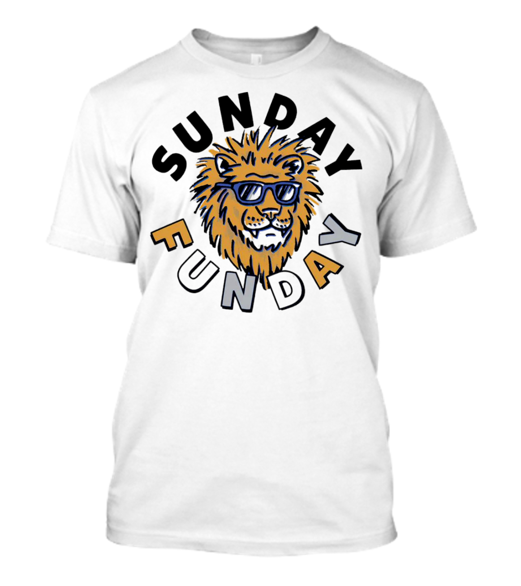 Sunday Funday Detroit Lions Football T-Shirt