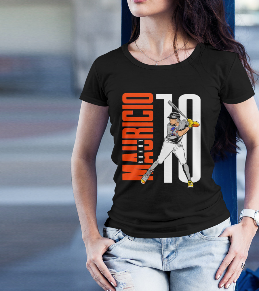 Ronny Mauricio 10 New York Mets Baseball Player T-Shirt