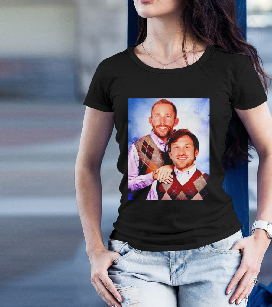 Step Brothers Ross Chastain Chad Chastain Funny Portrait Sweater Vest T-Shirt