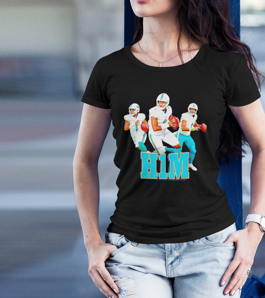 Tua Tagovailoa 1 H1M Vibzmiami Football T-Shirt