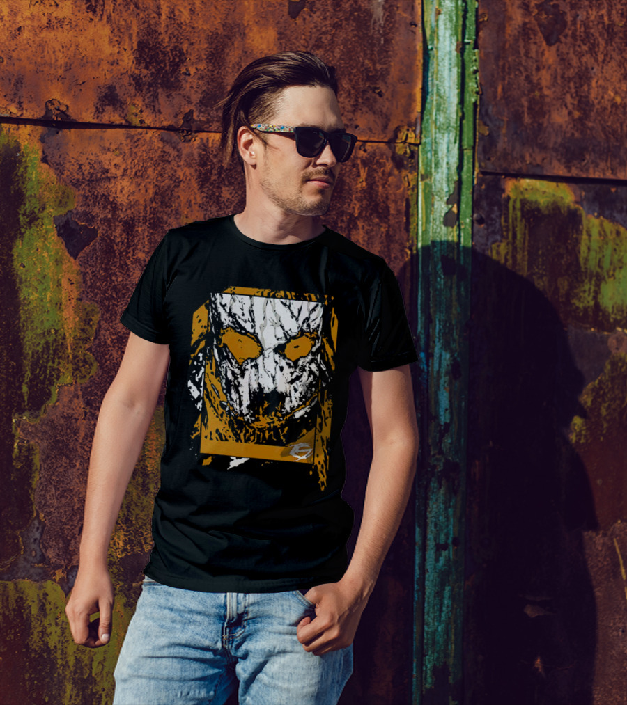Crazzy Steve Horror Mask T-Shirt
