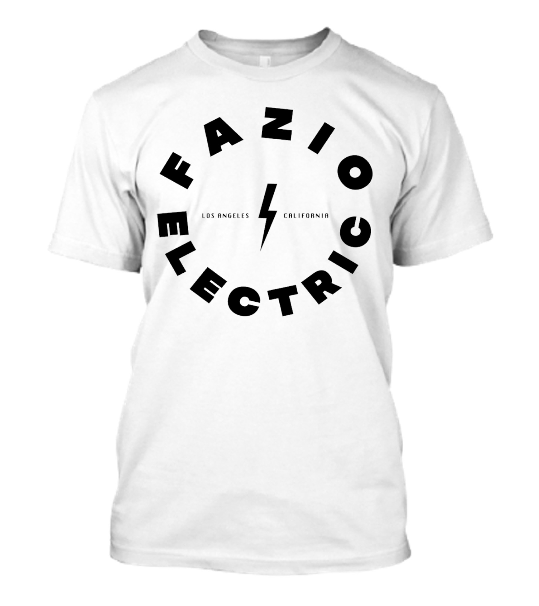 Fazio Electric Los Angeles California Lightning Bolt T-Shirt
