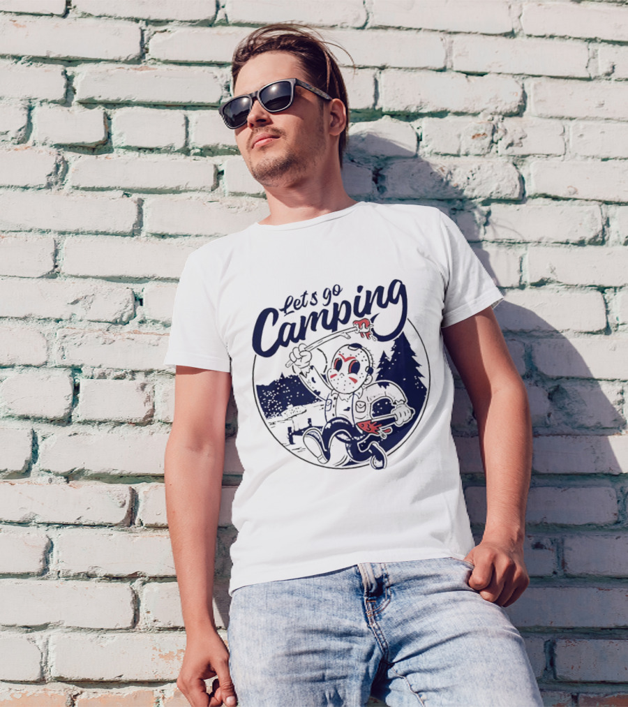 Let's Go Camping With Jason Voorhees Halloween T-Shirt