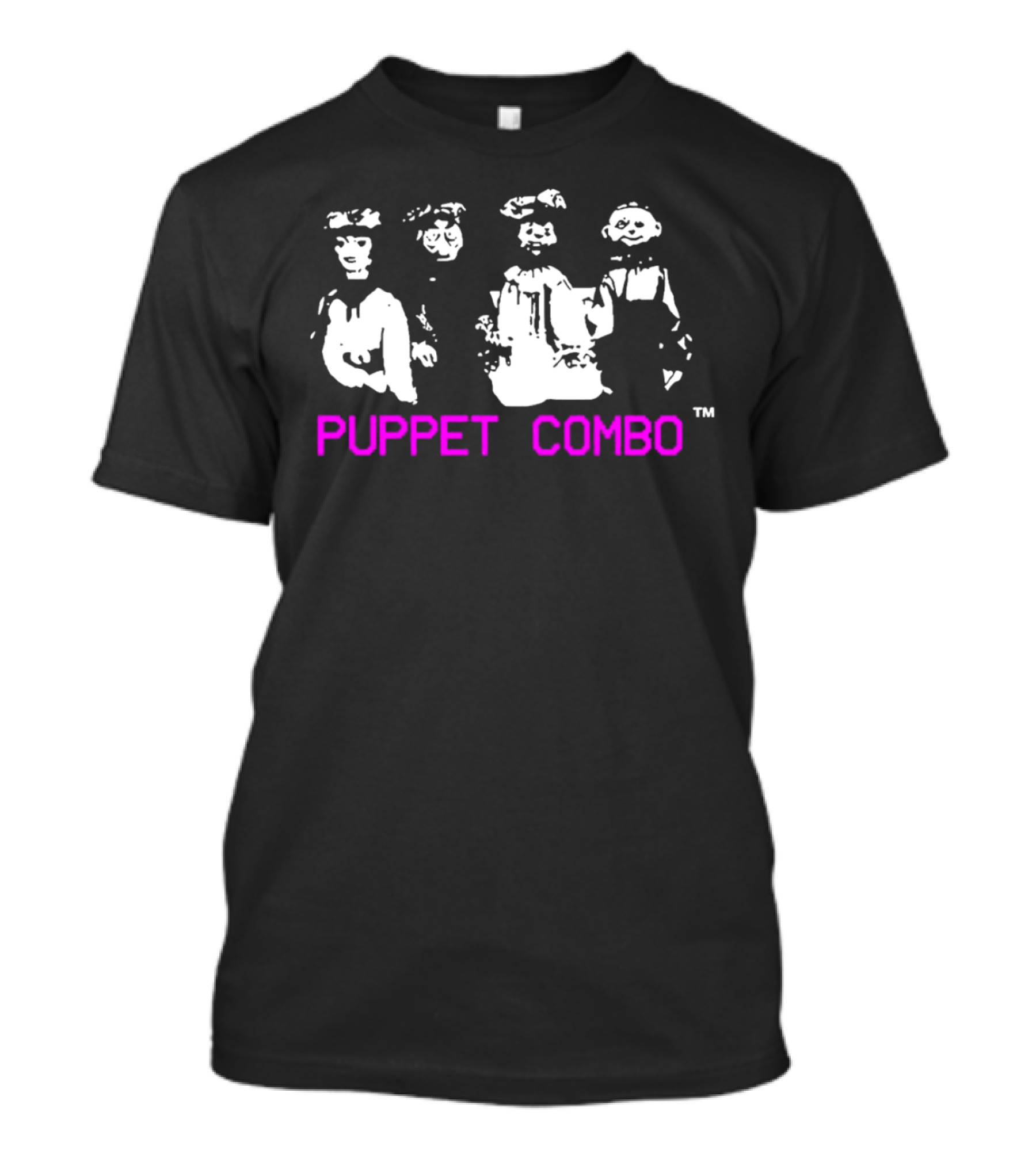 Puppet Combo VHS Logo Four Puppets T-Shirt