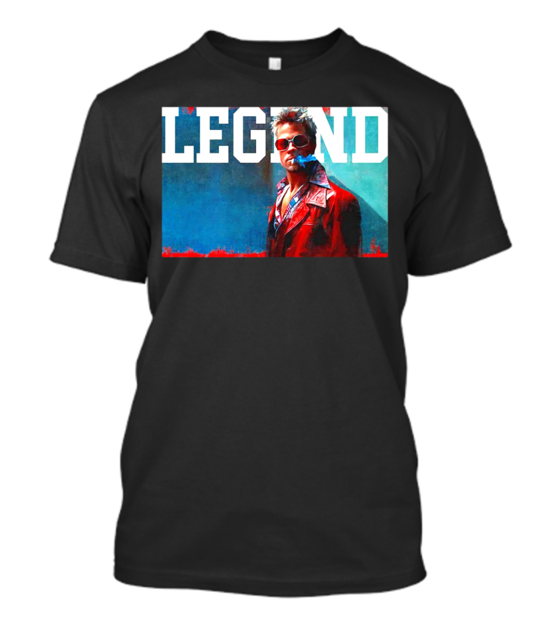 Legend Tyler Durden Pocket Retro Smoke Vibe T-Shirt
