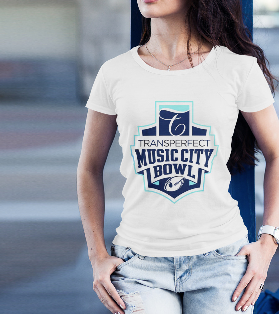 Transperfect Music City Bowl Football Emblem T-Shirt