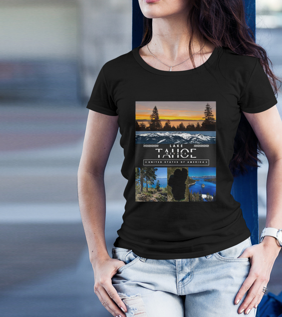 Lake Tahoe Nevada Scenic Views United States Of America T-Shirt