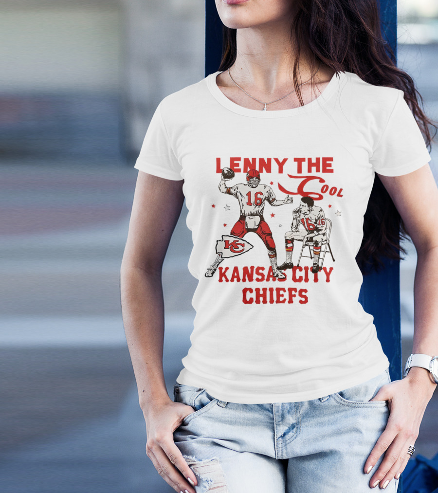 Lenny The Cool Len Dawson Kansas City Chiefs 16 T-Shirt