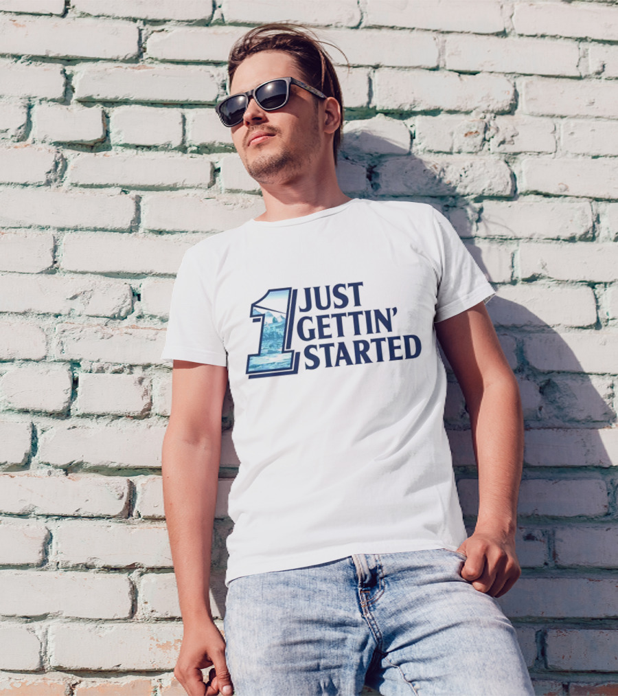 Ross Chastain Number 1 Just Gettin’ Started Busch Light Racing T-Shirt