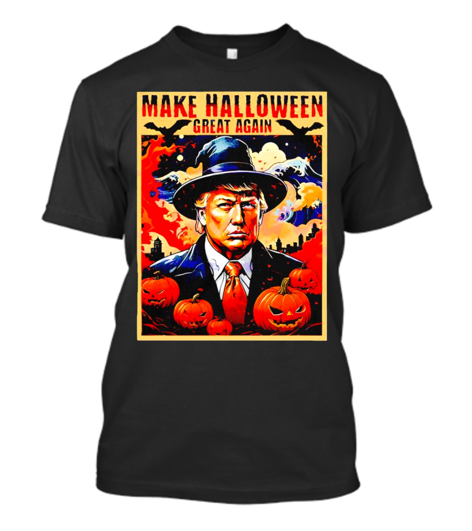 Make Halloween Great Again Trump Witch Jack-o'-Lanterns T-Shirt