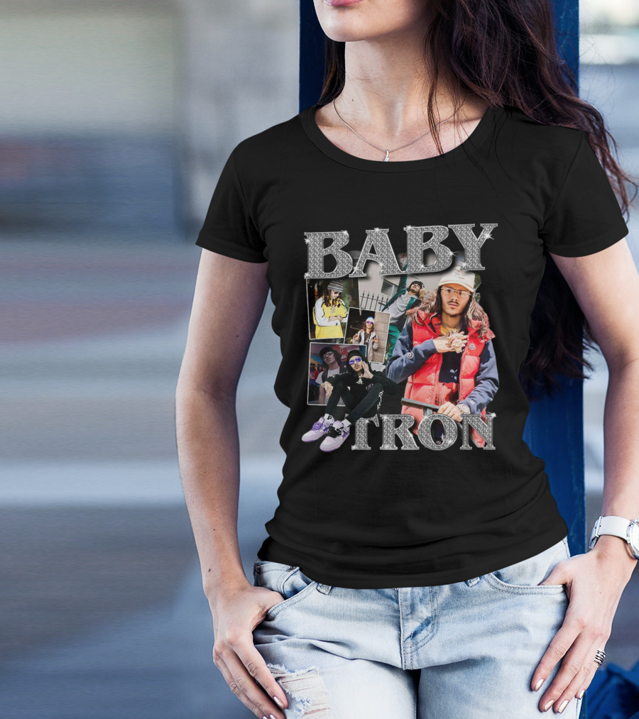Babytron Hip Hop Style Collage Pullover Aesthetic T-Shirt