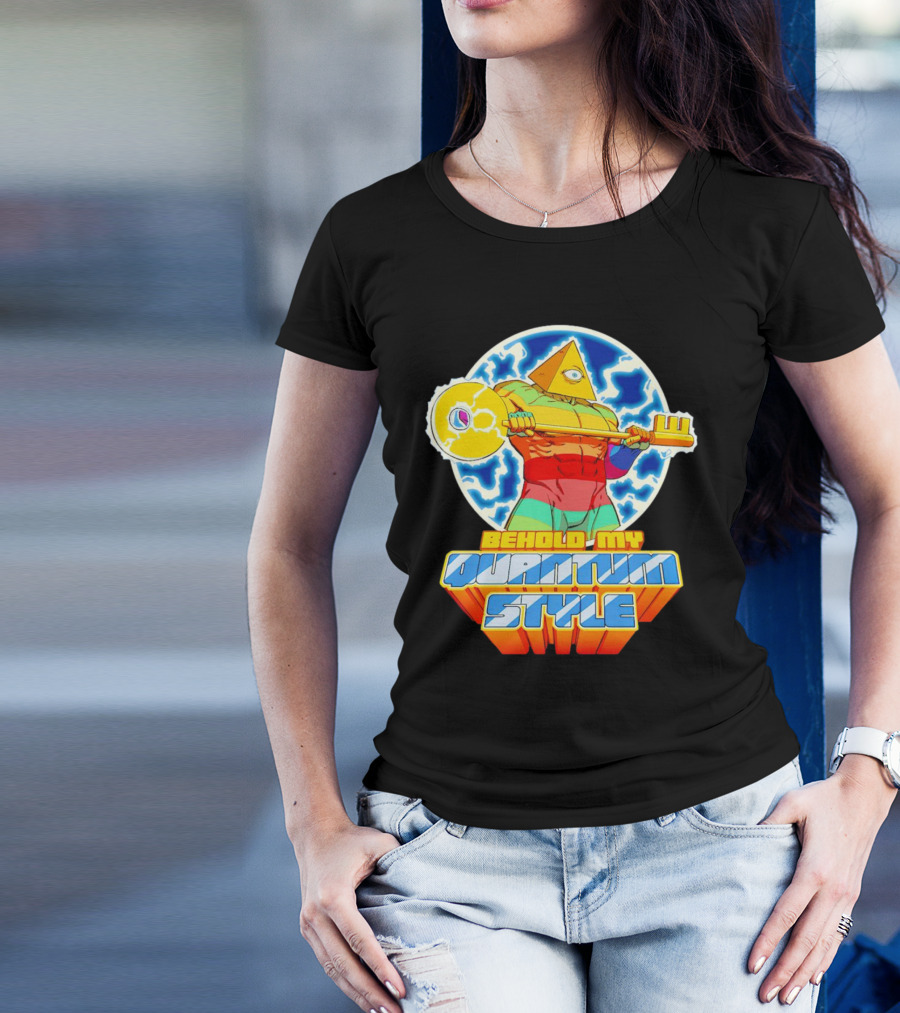 Behold My Key Master Quantum Style Pyramid Head With Cosmic Power T-Shirt
