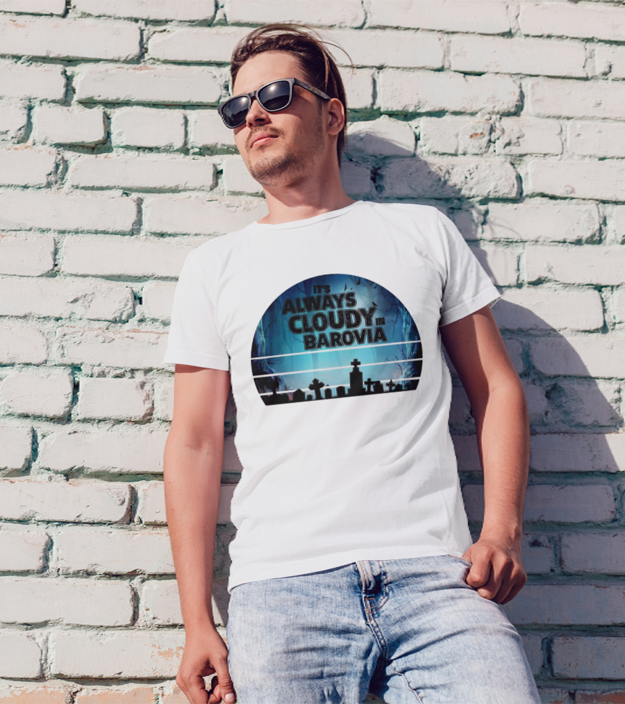 It's Always Cloudy In Barovia Graveyard Scene T-Shirt