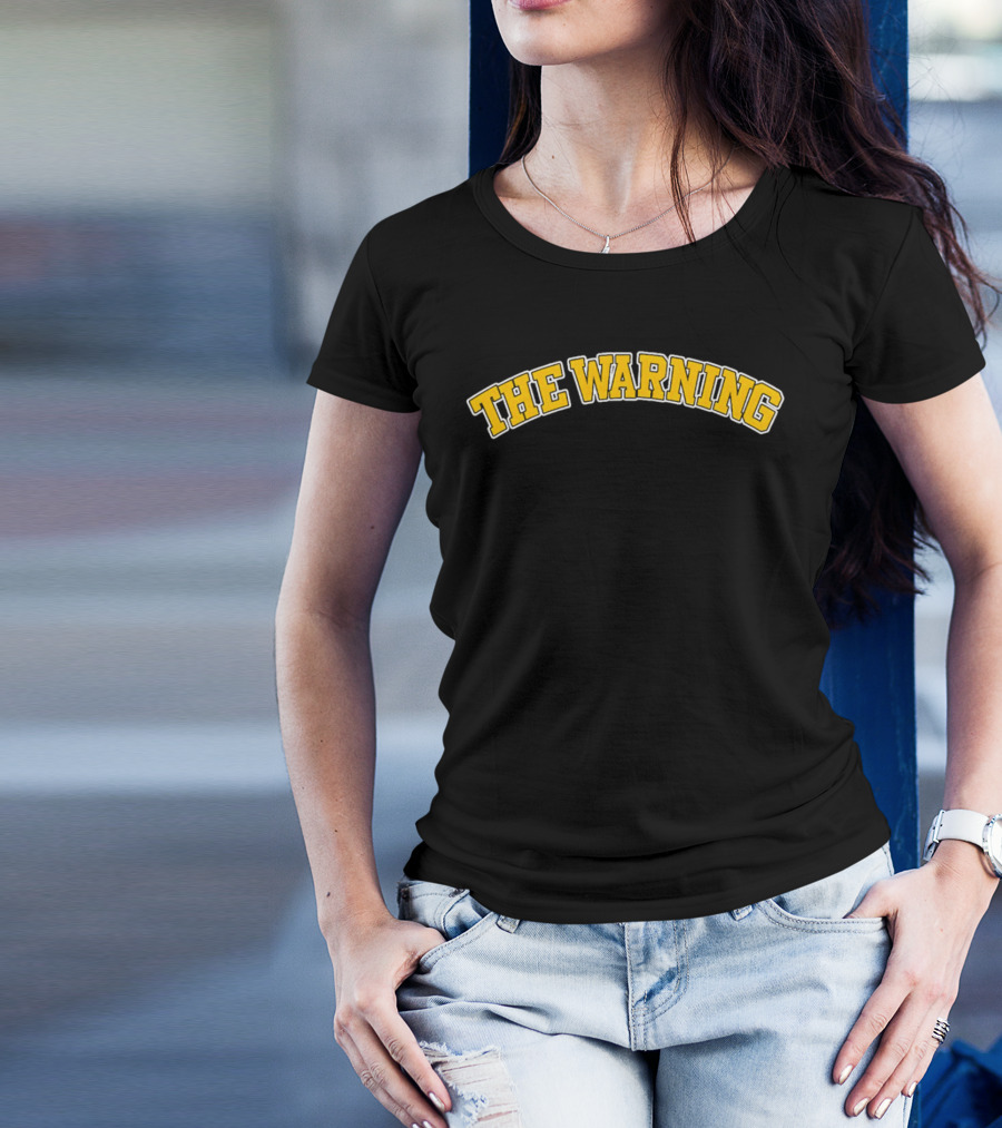 The Warning Arch Text Design Classic T-Shirt