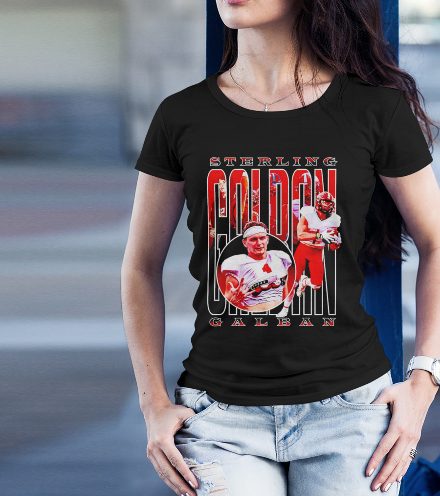 Sterling Galban Jacksonville State Gamecocks Football Star Receiver T-Shirt