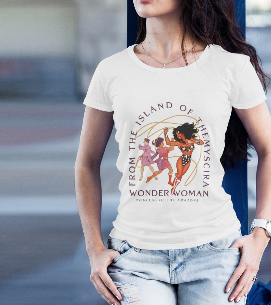 From The Island Of Themyscira Live Of The Amazons Wonder Woman T-Shirt