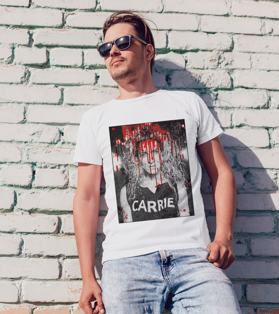 Carrie Stephen King Halloween Blood Splatter T-Shirt