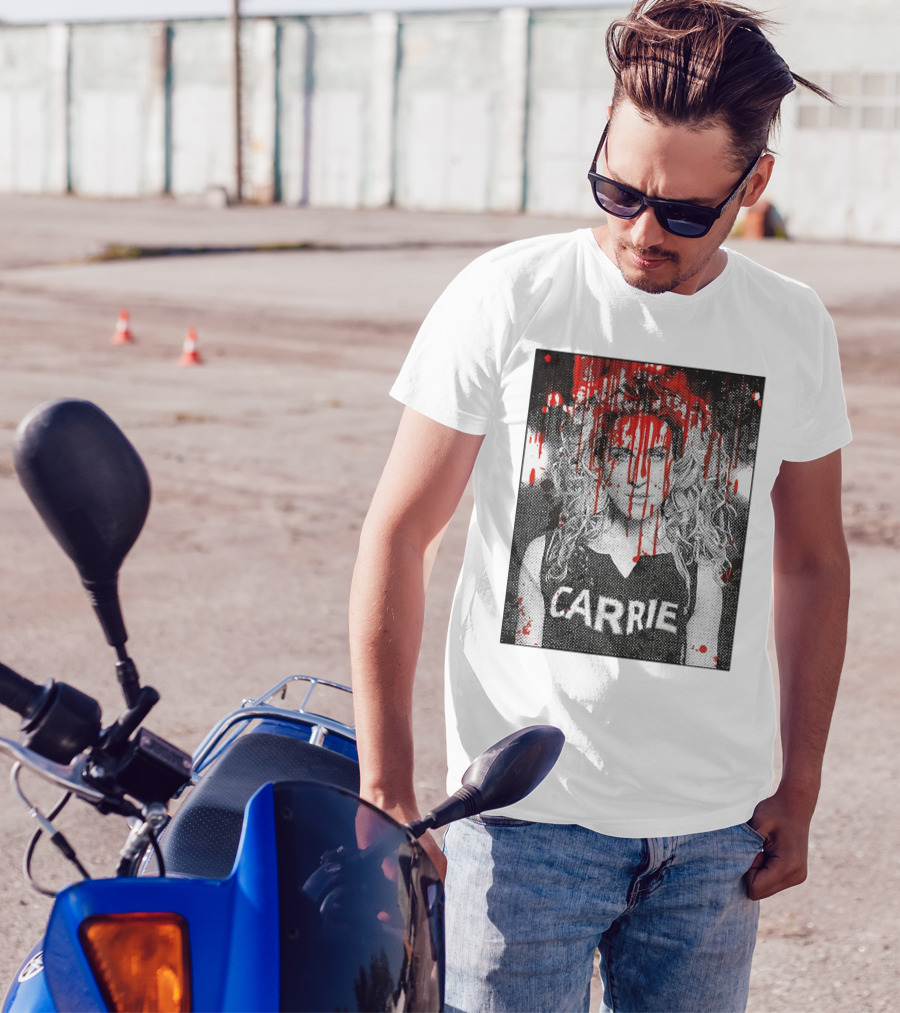 Carrie Stephen King Halloween Blood Splatter T-Shirt