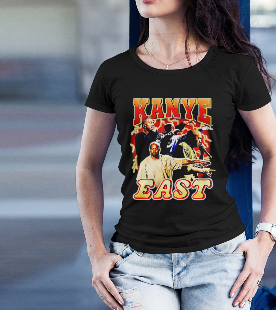 Kanye East Vintage Concert Collage T-Shirt