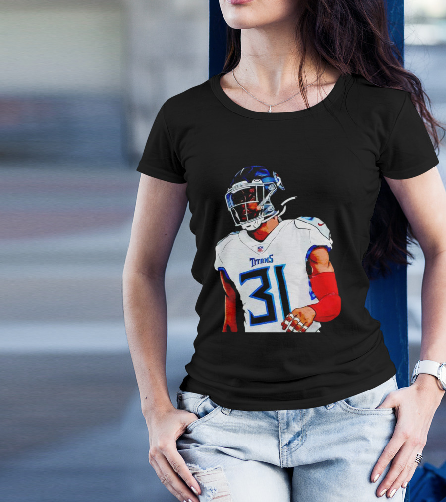 Kevin Byard Tennessee Titans 31 Cartoon NFL Player T-Shirt
