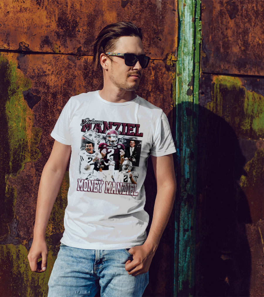 Johnny Manziel Texas A&M Aggies Money Manziel Football Highlights Montage T-Shirt
