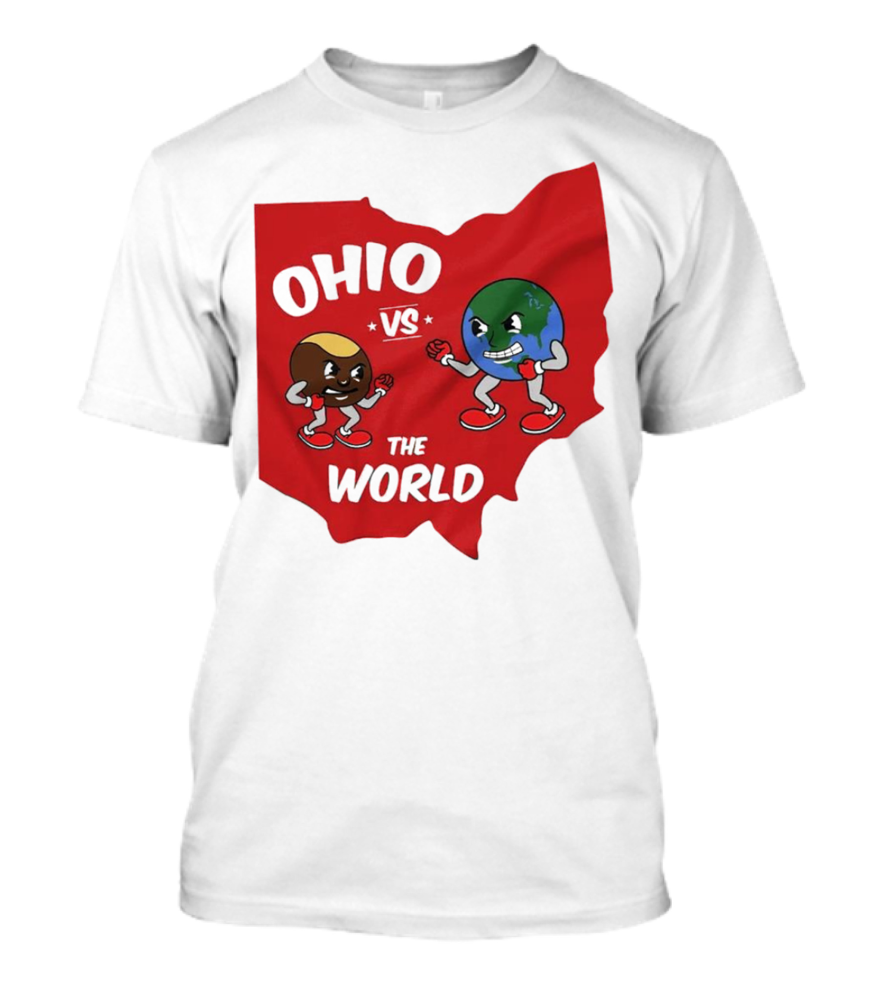 Ohio Vs The World Retro Boxing Showdown T-Shirt