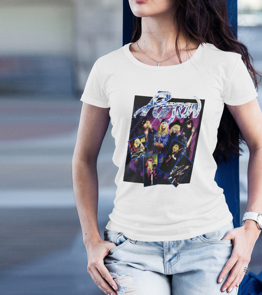 Poison Band Live Performance Imagery Australia Tour T-Shirt