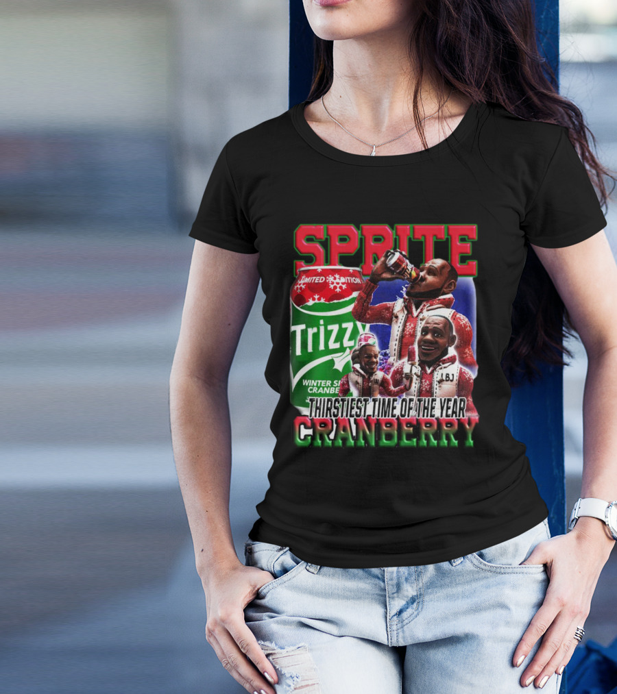 Sprite Cranberry Winter Spiced Trizzy Thirstiest Time Of The Year T-Shirt