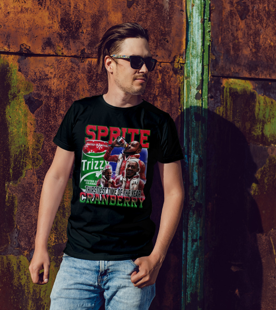 Sprite Cranberry Winter Spiced Trizzy Thirstiest Time Of The Year T-Shirt