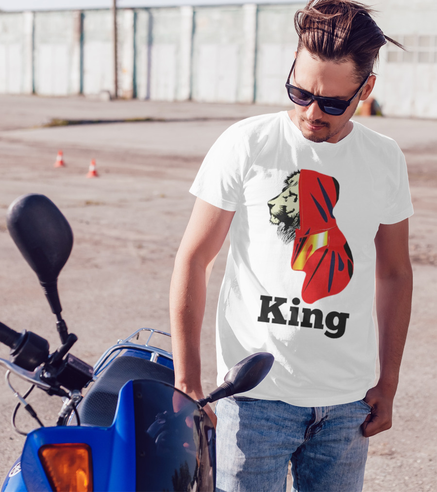 Jordan Travis King Lion In T-Shirt