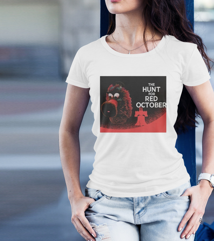 Philadelphia Phillies The Hunt For Red October Phillie Phanatic Fusion T-Shirt