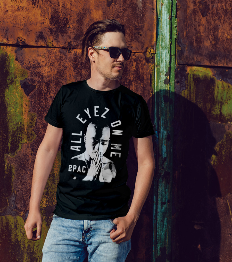 All Eyez On Me 2Pac Iconic Album Cover T-Shirt