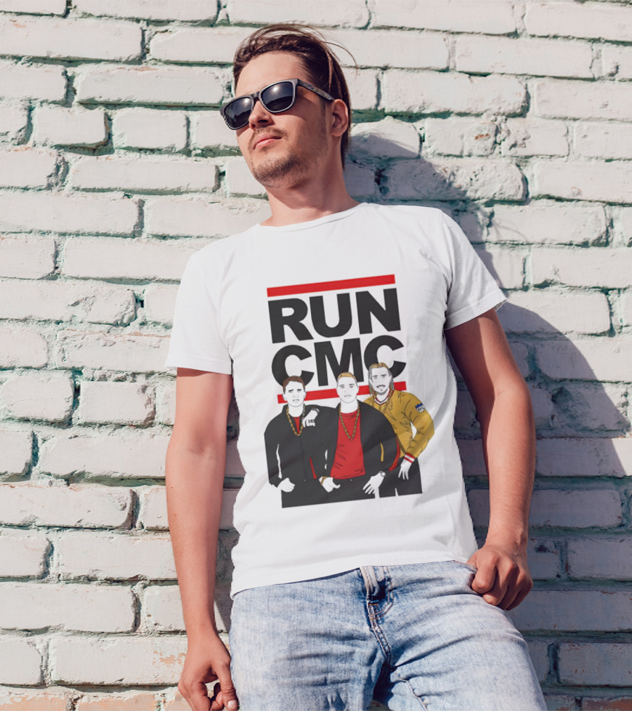 RUN CMC Remake Retro Hip-Hop Style Trio T-Shirt