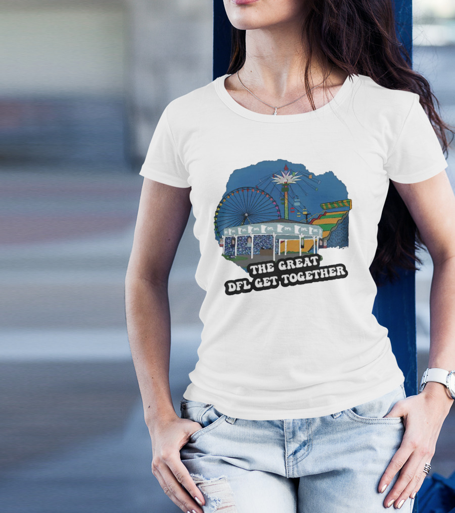 The Great DFL Get Together Ferris Wheel Carnival Scene T-Shirt