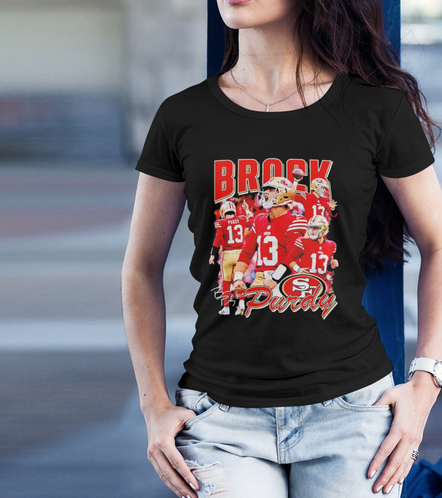 Brocky Purdy San Francisco 49ers Number 13 Signature SP T-Shirt